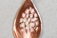 Etched Flowers Pendant