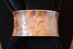 Fire Patina Copper Cuff