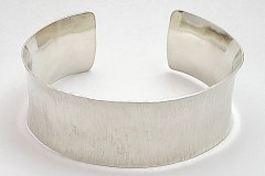 Sterling Silver Hammered Cuff